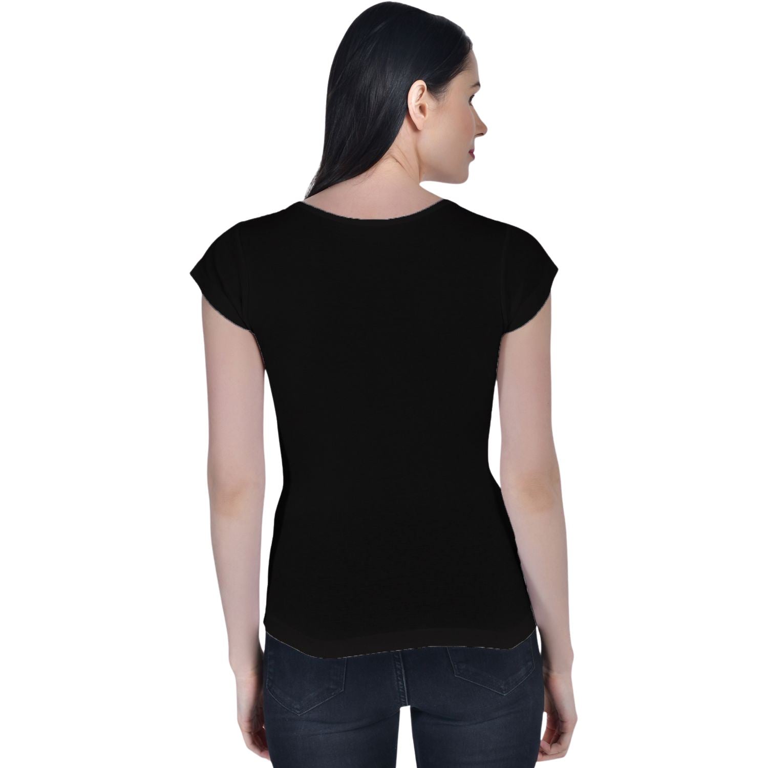 Women's Cotton Cap Sleeve Camisole Slip 1 black 1 white paghetti Pack-2