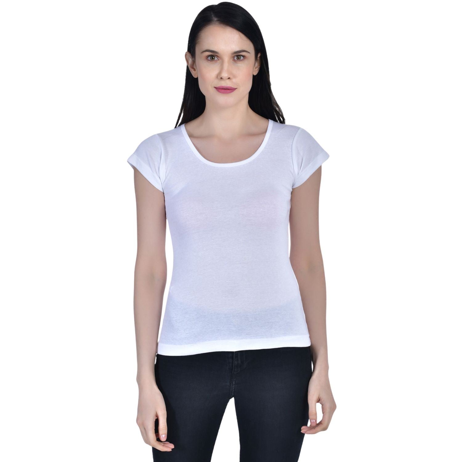 Women's Cotton Cap Sleeve Camisole Slip 1 black 1 white paghetti Pack-2