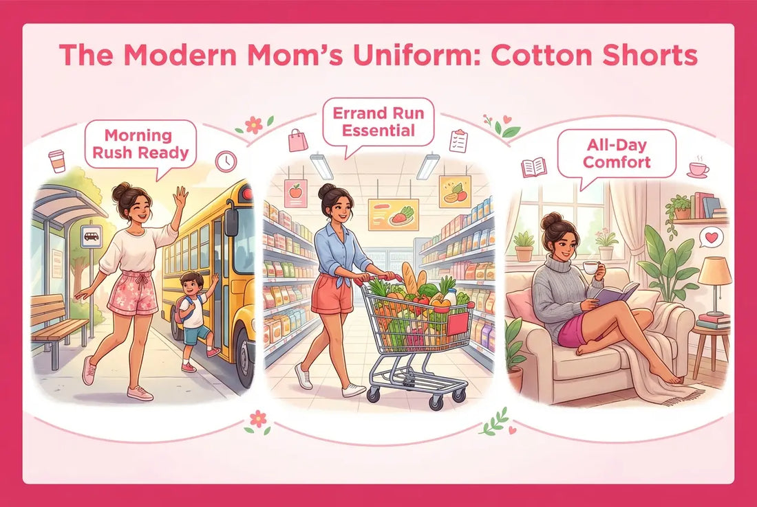 cotton-shorts-outfits-indian-moms