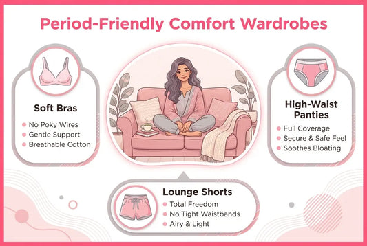 period-friendly-comfort-wardrobe-soft-bras-high-waist-panties-shorts-india