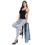 Women's Regular Fit Adjustable Strap Cotton Bra Cum Camisole Slip Spaghetti Multicolor Combo pack of 3 ( 1 Blk 2 Bge )