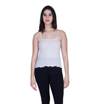 Rib Fabric Tank Top Premium Camisole for Women | Sleeveless Cotton Vest Top | Soft Breathable Innerwear | Regular Fit Comfortable Undershirt for Women