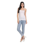 Aimly Women's Cotton Sleeveless Adjustable Strap Camisole Slip Spaghetti - Pack of 3