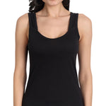 Women’s Cotton Camisole Tank Tops with Wide Shoulder Straps, Sleeveless Stretchable Innerwear for Layering & Daily Wear (Multicolor Combo Pack of 2)