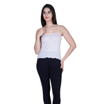 Rib Fabric Tank Top Premium Camisole for Women | Sleeveless Cotton Vest Top | Soft Breathable Innerwear | Regular Fit Comfortable Undershirt for Women