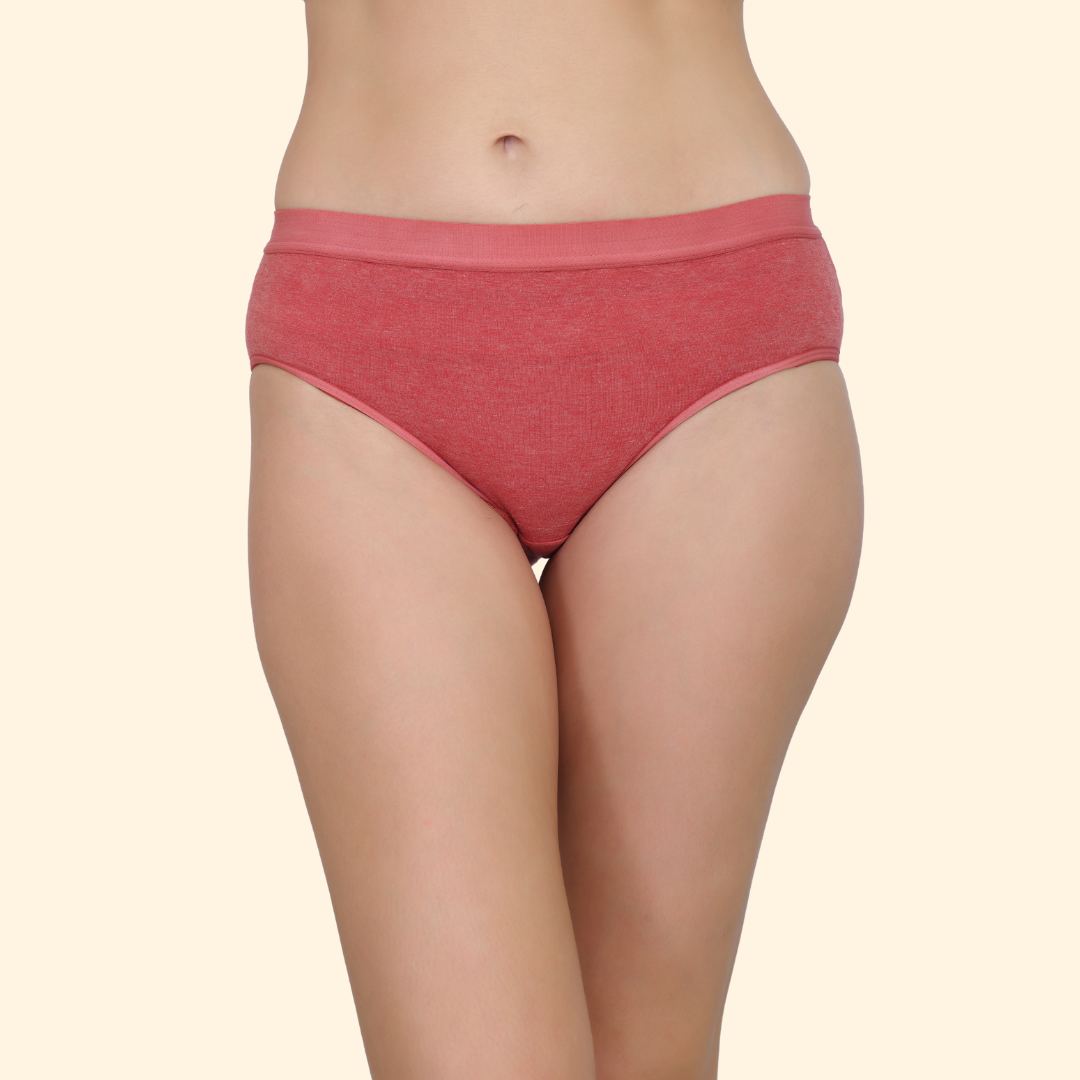 Women's Mid Waist Regular Hipster Panties Pack of 3