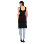 Women's Cotton Sleeveless Long Kurti Camisole Slip Spaghetti P3