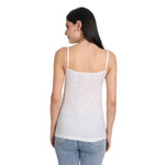 Aimly Women's Cotton Sleeveless Adjustable Strap Camisole Slip Spaghetti - Pack of 2