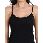 Aimly Women's Cotton Sleeveless Adjustable Strap Spaghetti COMBO - Pack of 3