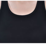 Women's Regular Fit Wide Strap Sleeveless Cotton Camisole Slip Spaghetti beige and black Combo pack of 2