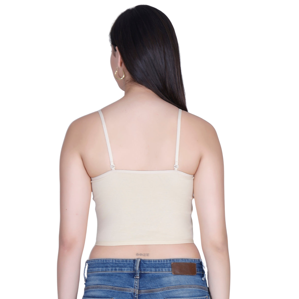Aimly Women’s Cotton Adjustable Strap Non Padded Cami Bra | Soft Breathable Comfort Moisture Wicking Wire free Crop Top Innerwear for Casual Outfits, Office, College, Travel & Everyday Comfort | Seamless Daily Wear Supportive Bra for Girls & Women