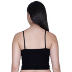 Aimly Women’s Cotton Adjustable Strap Non Padded Cami Bra | Soft Breathable Comfort Moisture Wicking Wire free Crop Top Innerwear for Casual Outfits, Office, College, Travel & Everyday Comfort | Seamless Daily Wear Supportive Bra for Girls & Women