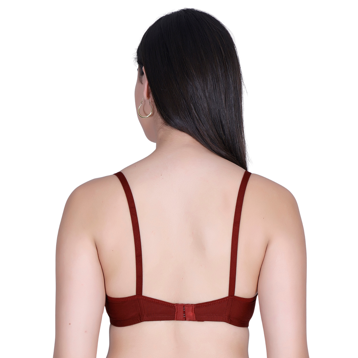 Aimly Women’s Lace Non-Padded Wireless Bra | Full Coverage Comfort Bra with Adjustable Straps | Soft Everyday Supportive Lingerie for Women (Pack 1)