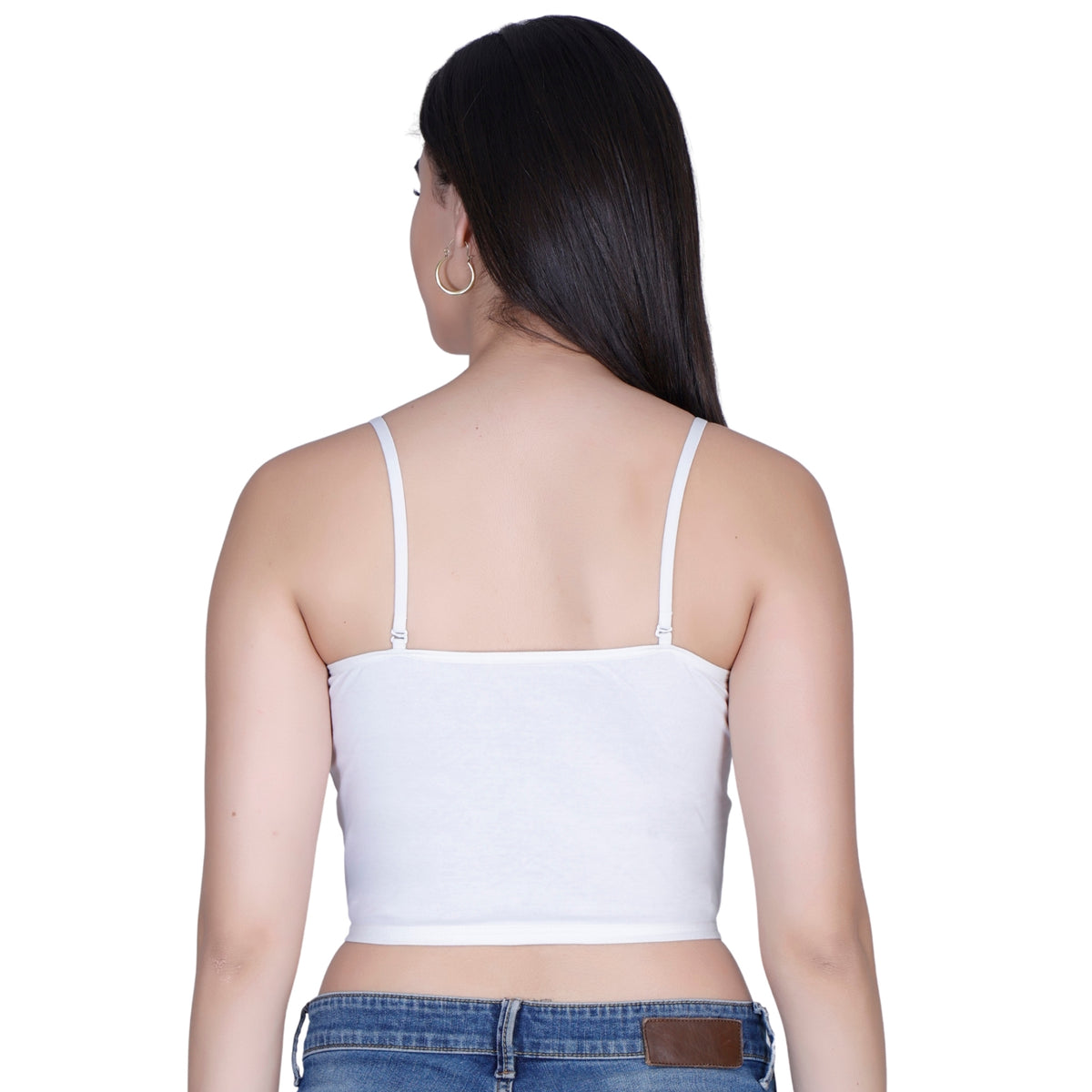 Aimly Women’s Cotton Adjustable Strap Non Padded Cami Bra | Soft Breathable Comfort Moisture Wicking Wire free Crop Top Innerwear for Casual Outfits, Office, College, Travel & Everyday Comfort | Seamless Daily Wear Supportive Bra for Girls & Women
