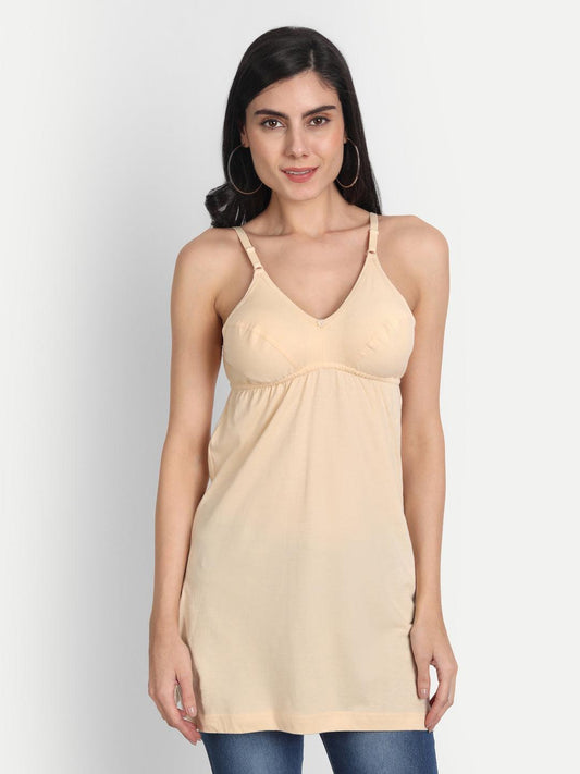 Buy Aimly Women's Regular Fit Cotton Long Camisole Slip 2 Beige 1 Black XL  Pack of 3 Online at Best Prices in India - JioMart.