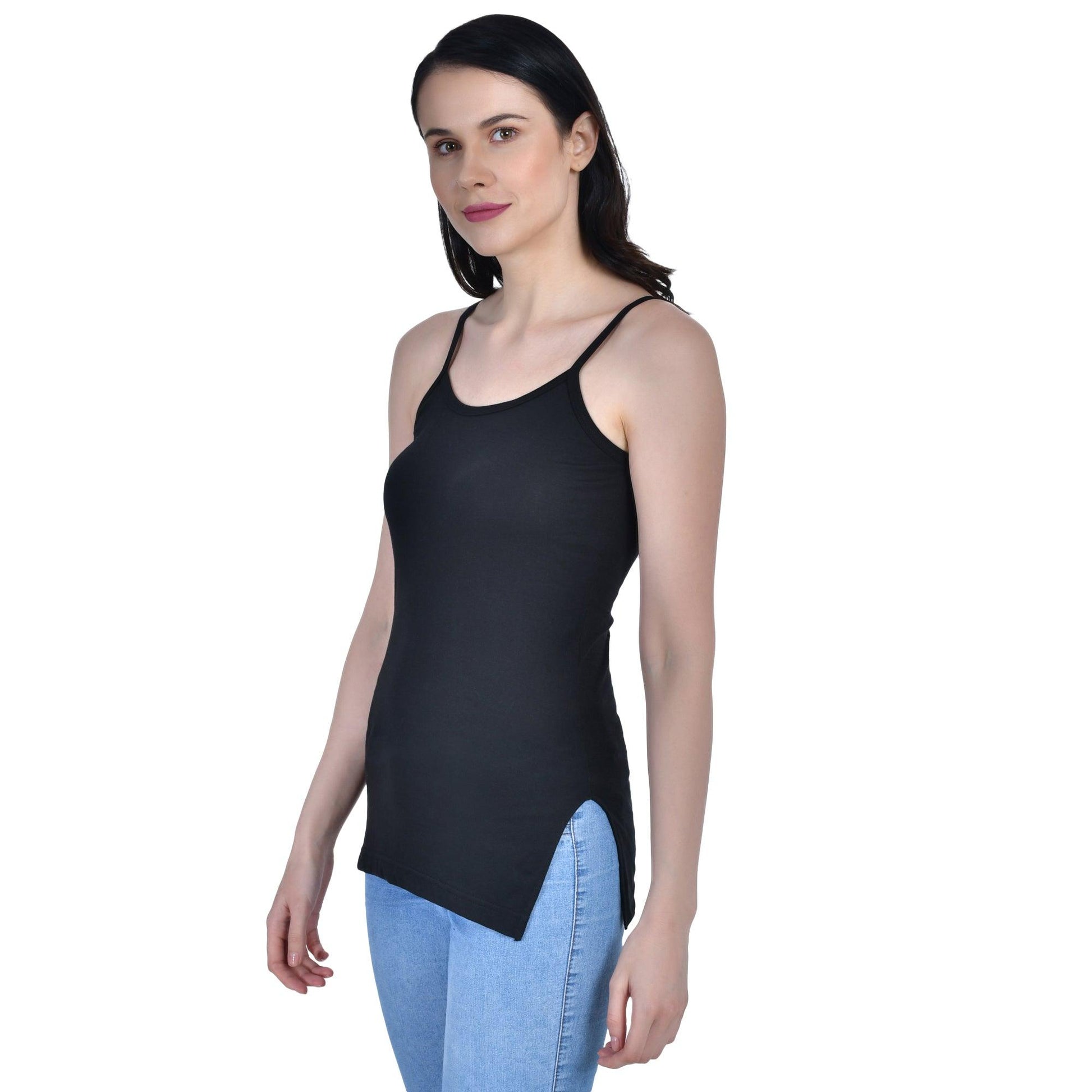 Buy Aimly Women's Cotton Camisole Slip Black XS Pack of 1 Online at Best  Prices in India - JioMart.