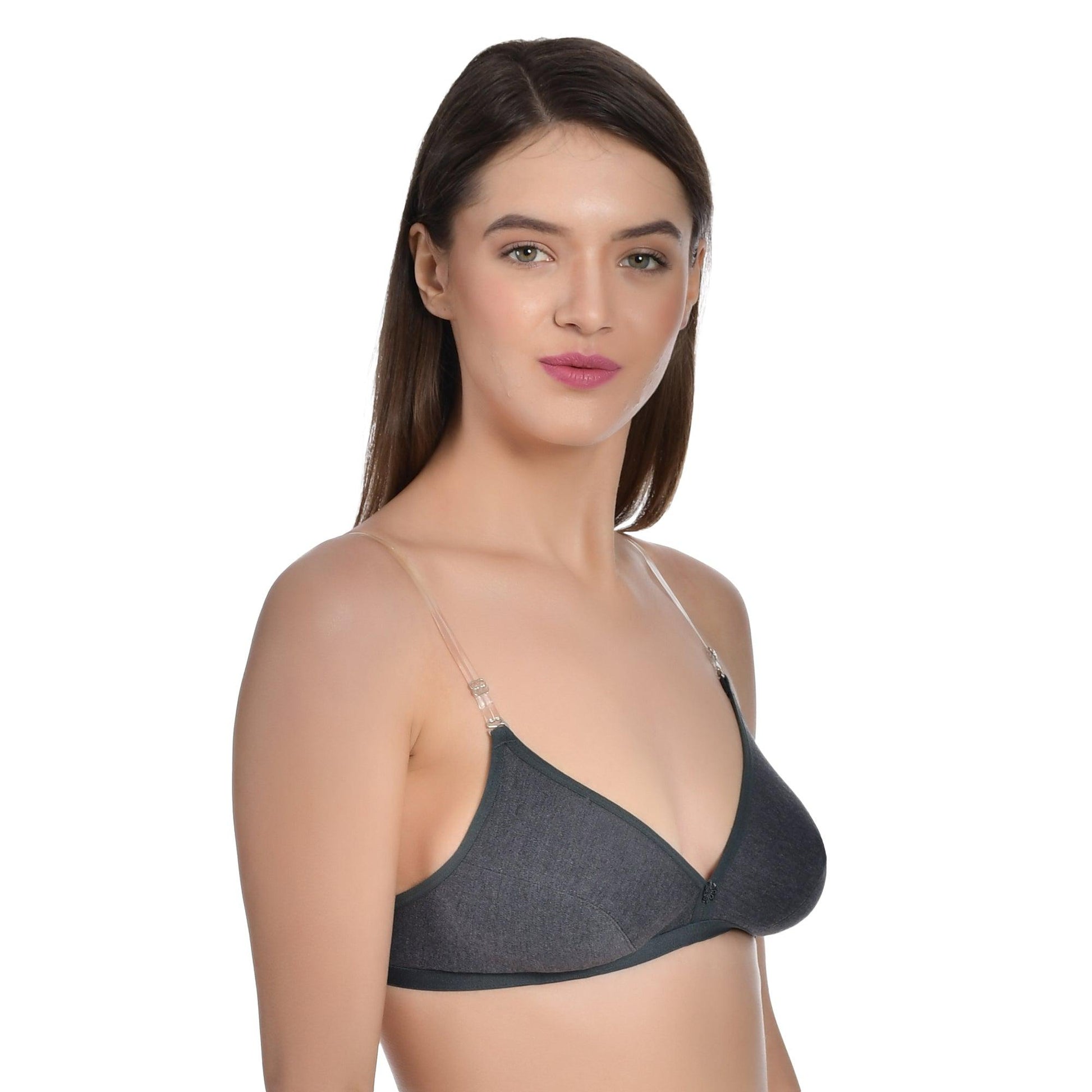 Comfortable Women Cotton Square Neck Bra With Removable Strap In Premium  Quality at Best Price in Mumbai