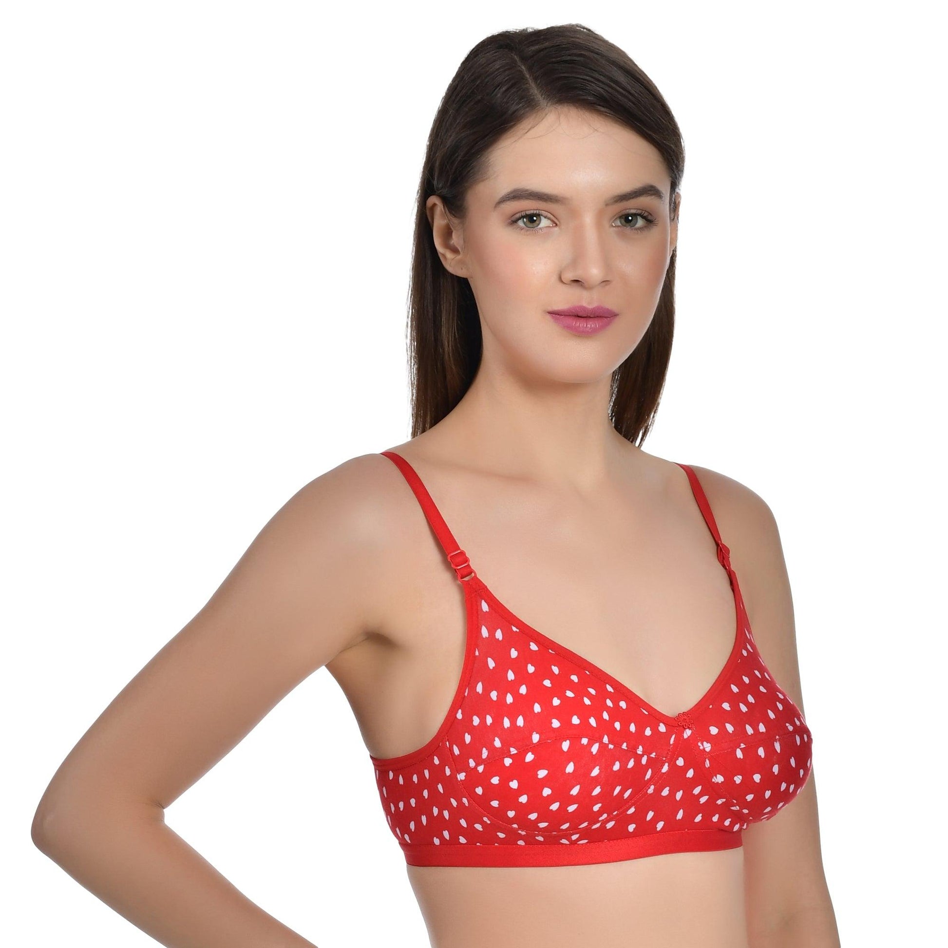 Apraa Non-Padded Ladies Dotted Bra, Printed, 28 to 44 at Rs 40/piece in New  Delhi