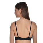 Women's Cotton Padded Seamless Non-Wired Moderate Coverage Regular Bra - Aimly.in